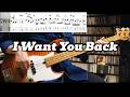 The Jackson 5 - I Want You Back (Bass Cover with TABS) *Get the PDF on Patreon