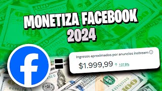 ✅ Guia para Monetizar FACEBOOK PASO A PASO | 2024💡