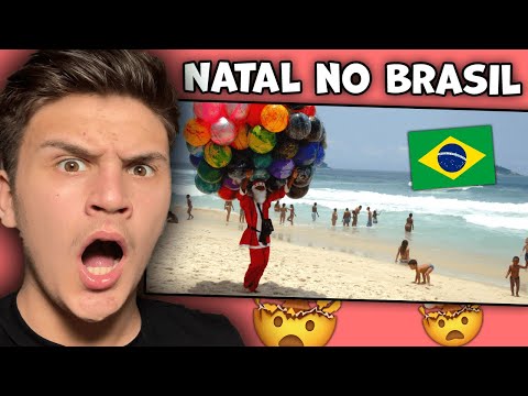 Brazil Celebrate Christmas STRANGELY ? |🇬🇧 Gringo Britânico Reagindo