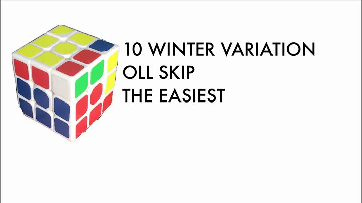 10 WINTER VARIATION OLL SKIP | THE EASIEST