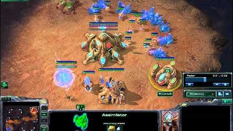 SC2 Protoss Korean 4 Gateway All in Build Order Strategy Guide Tutorial Starcraft 2