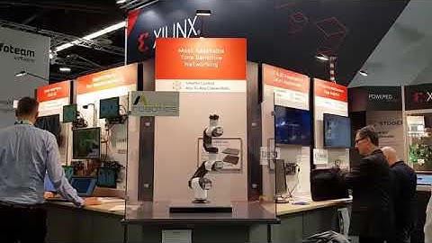 MARA, the ROS 2 modular robotic arm, showcased by XILINX at SPS IPC Drives