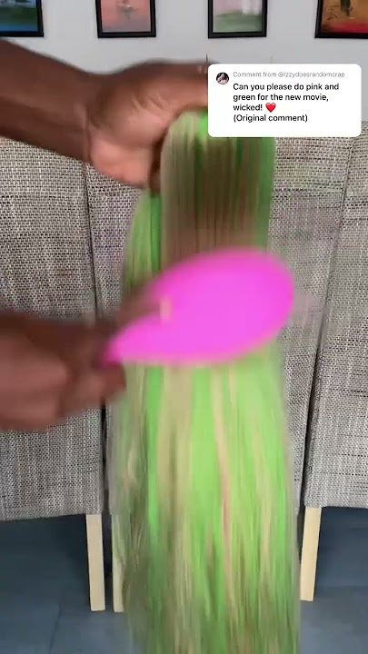 Green pink= Wicked π¬