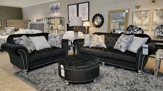 ASHLEY FURNITURE HOME WALK THROUGH/ SHOP WITH ME!