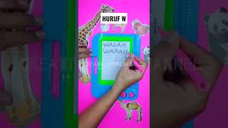 Belajar Menulis dan Membaca suku Kata huruf W