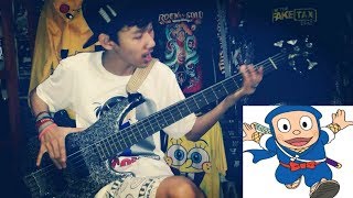 Ninja Hatori opening song indonesia version (BASS COVER)