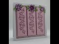 Trailing LIlac Card JND522 Florentine