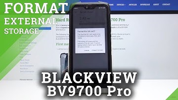How to Format SD Card in BLACKVIEW BV9700 Pro - Erase External Storage
