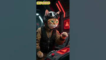 A Heroic Orange Tabby Cat In Full Aviator Gear Remains Inside The Cockpit Of A Sleek Fighter Jet 