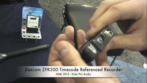 Dale Pro Audio - NAB 2012 - Zaxcom ZFR300 Timecode Referenced Recorder