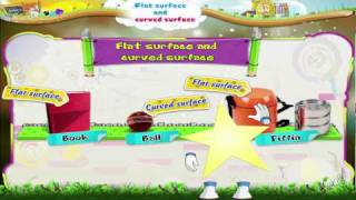 Learn Grade 3 - Maths - Flat Surface & Curved Surface
