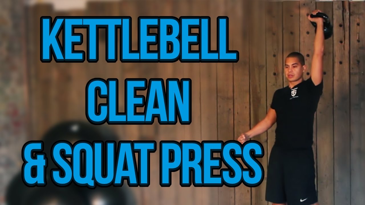 Kettlebell Clean and Squat -