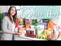 HUGE MONTHLY COSTCO GROCERY HAUL JANUARY 2020! HEALTHY WHAT I BUY ONCE A MONTH FOR MY FAMILY OF 4