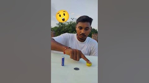 Does This Lemon Battery Actually Work? Coin Magic Experiment 🔋🪙|#shorts