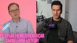 @TepkiKolik PİLOTLAR FİLMLERDEKİ UÇAK SAHNELERİNİ İZLİYOR! l Amerikalı Aynasız