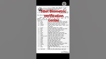 Htet Biometric verification center #Htet center #htetbiometriccenter