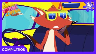 Eena Meena Deeka - Crazy Garage Chase! 🦊 | Kids Cartoons | WildBrain Zoo