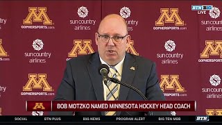 Press Conference: Bob Motzko Introduced as Gopher Men's Hockey Coach