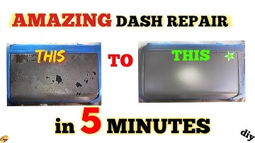 AMAZING! How to Paint a Car DASH!.....Make any Vehicle Dash Look New Again  VIDEO SERIES #5