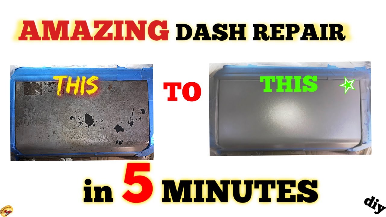 Complete Cracked Dash Repair Super Easy DIY 