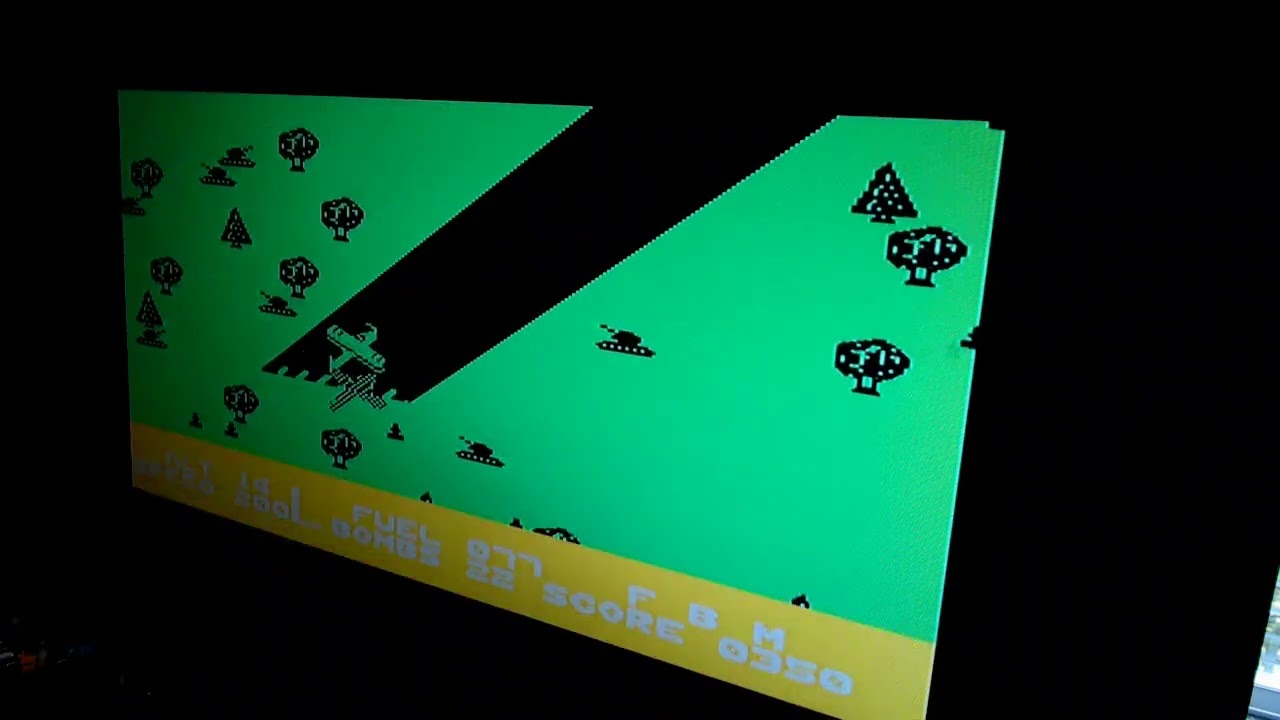 ZX Spectrum, Blue Max, Gravity off, 1580 points - YouTube