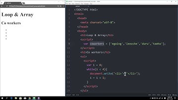 WEB2 JavaScript - 22.배열과 반복문