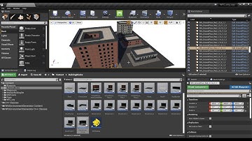 Tutorial 4: Generating buildings with free modular set from UE Marketplace