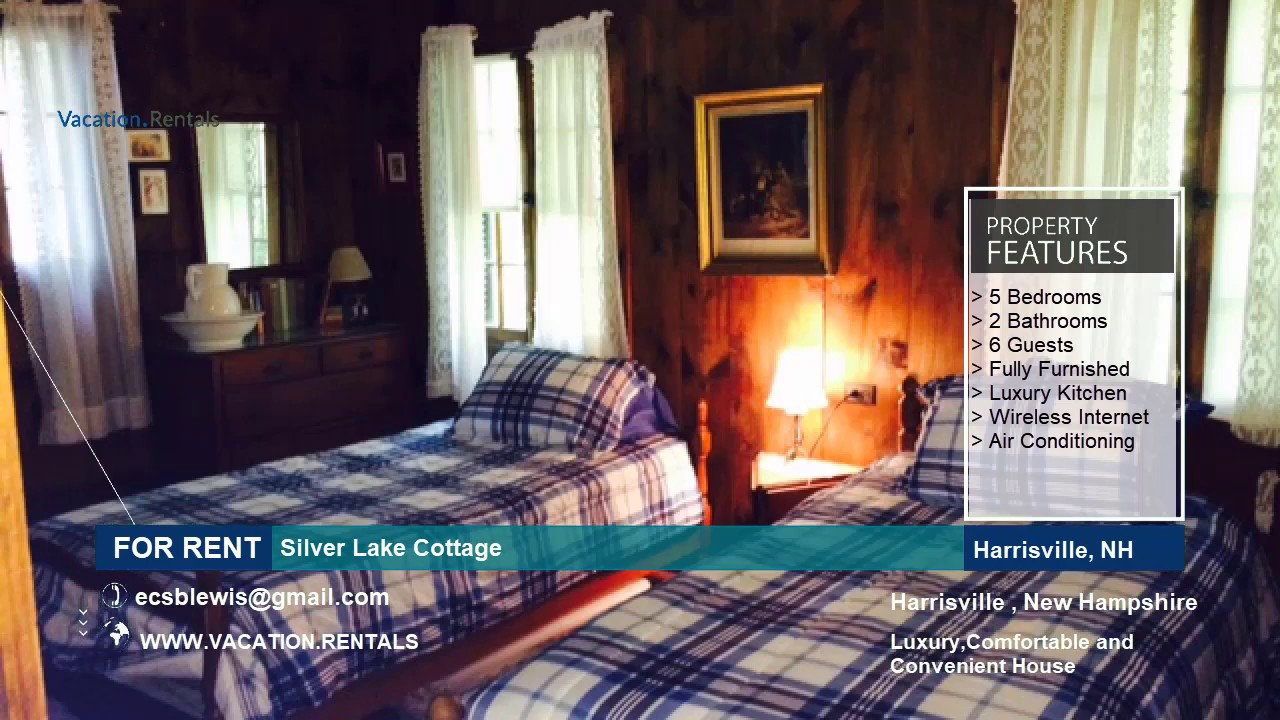 New Hampshire Vacation Rentals Silver Lake Cottage 6 Guests
