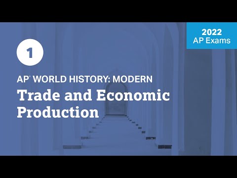 1 | Trade and Economic Production | Live Review | AP World History: Modern