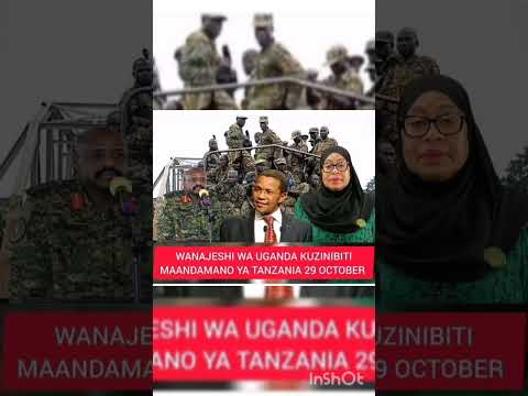 JWTZ WAKANUSHA TAHALIFA YA KUKODI WANAJESHI UGANDA KUJA KUZUIA MAANDAMANO SIO ZA KWELI