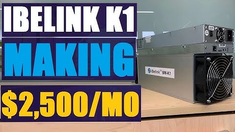 IBeLink BM-K1 Profitability reviews Kadena Miner #IBeLinkBMK1