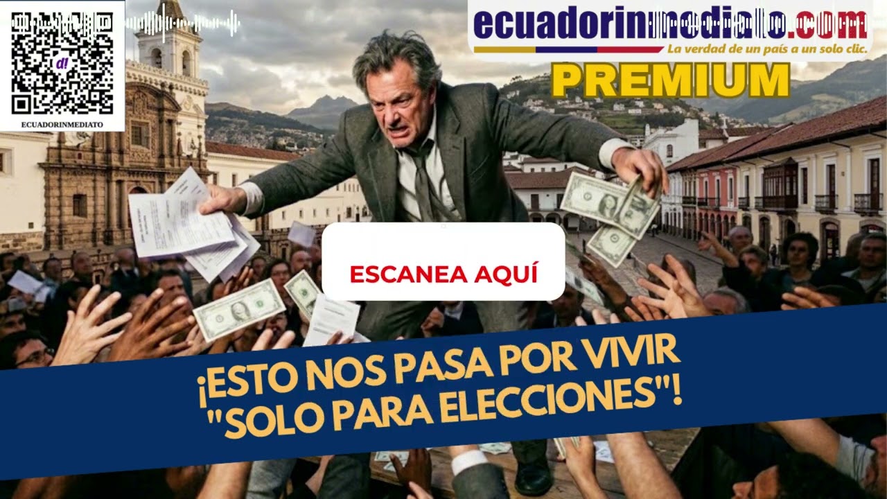 ¡ESTO NOS PASA POR VIVIR "SOLO PARA ELECCIONES"!