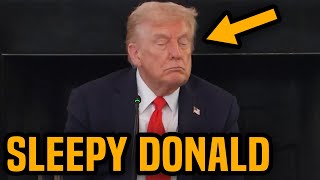 Trump SLEEPING while goons threaten sick crackdown