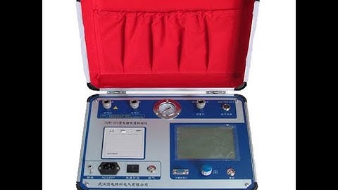 SF6 Density Relay Calibrator  video