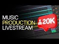 20k sub stream  announcements giveaways and progressive house
