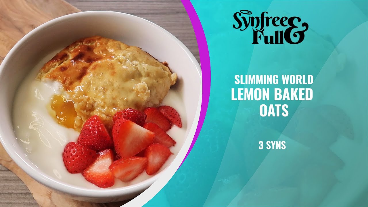 EASY Slimming World Lemon Baked Oats - LOW SYN
