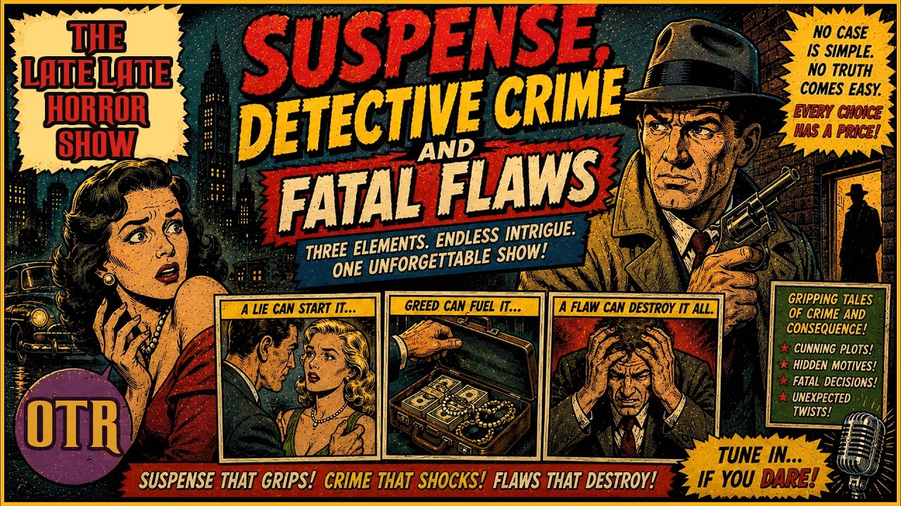 Suspense Detective and Crime Mix / This Time More Fatal Flaws / Old Time Radio / All Night 12 Hours