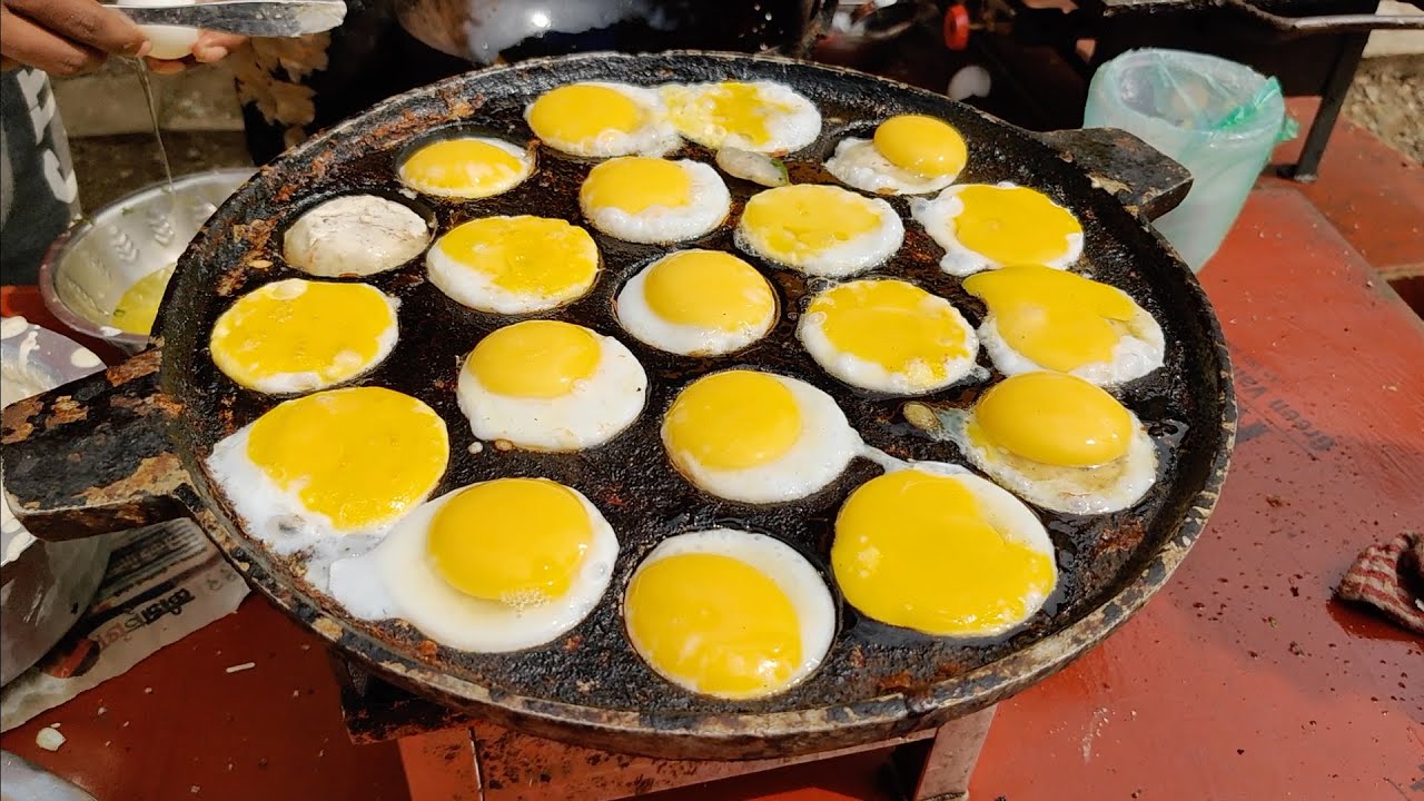 Egg Khuzi Paniyaram | Crispy Egg & Rice Balls | Indian Street Food | Aamchi Mumbai