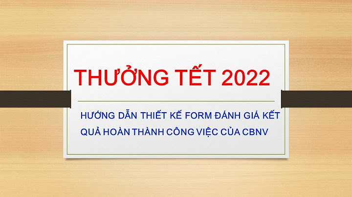 Maẫu đánh giá công việc chuẩn nhất