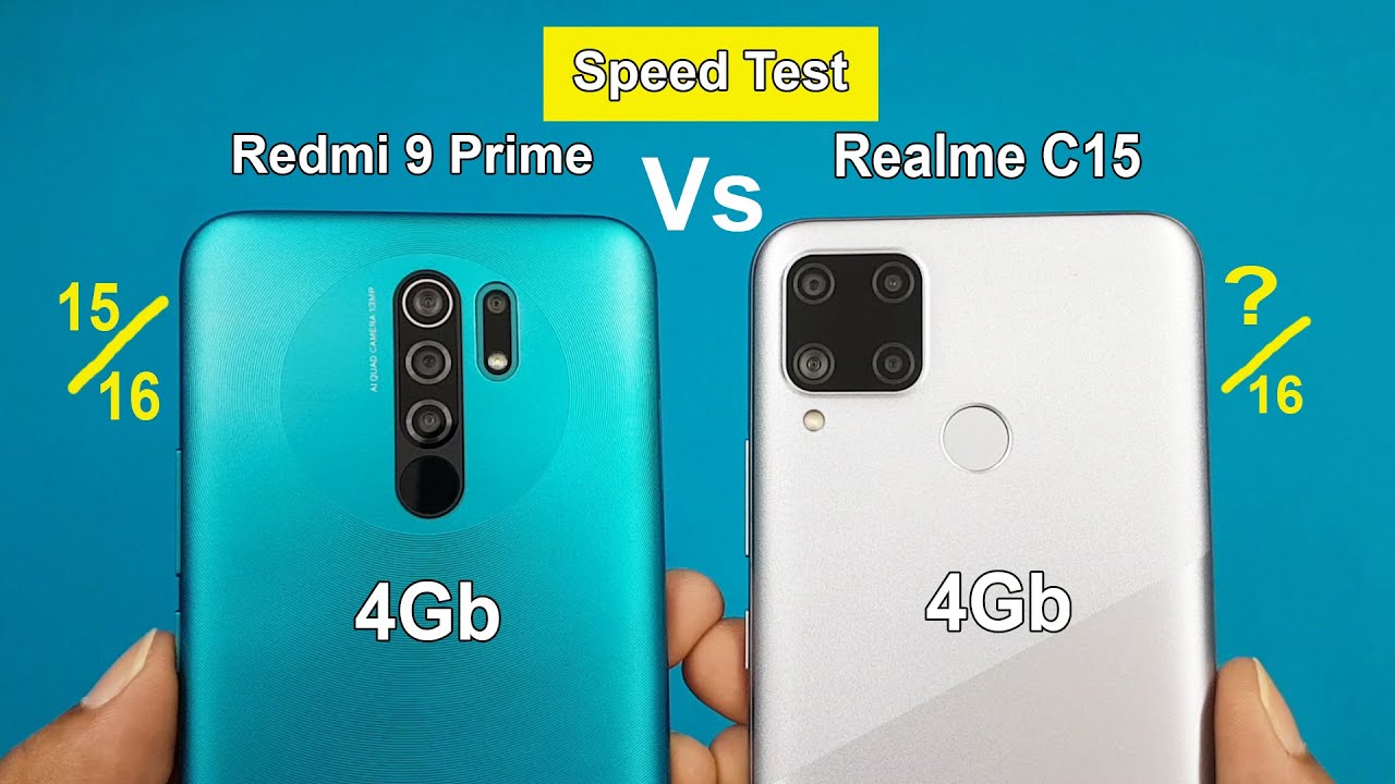 Xiaomi Redmi 9 Vs Realme C15