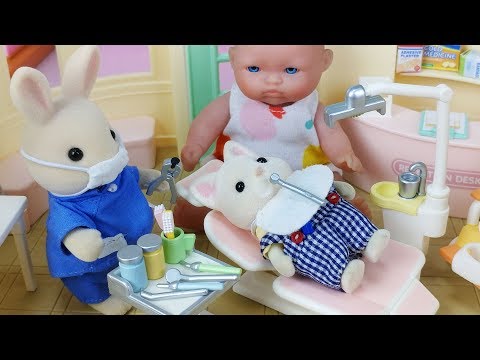 아기인형 실바니안 치과의사 병원놀이 뽀로로 장난감놀이 Baby Doll and Dentist Hospital toys play