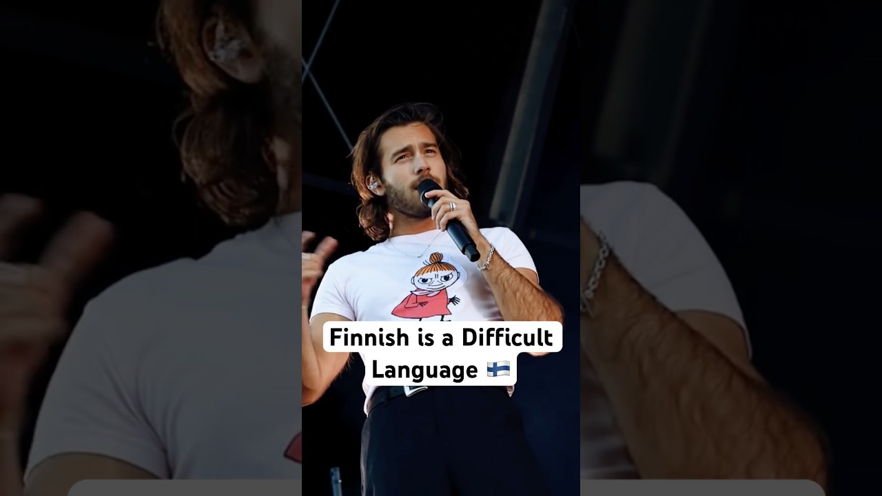 I tried to speak Finnish…