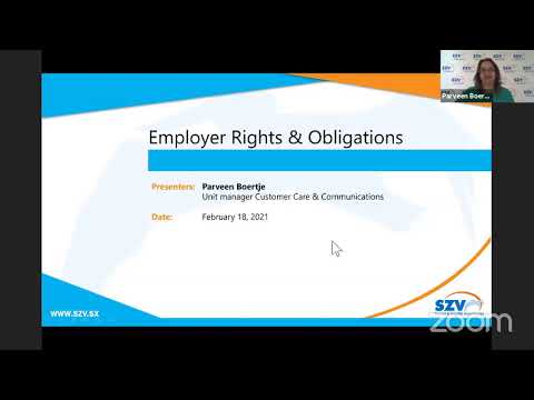 2021 COCI Business Webinar: SZV Employer Rights & Obligations