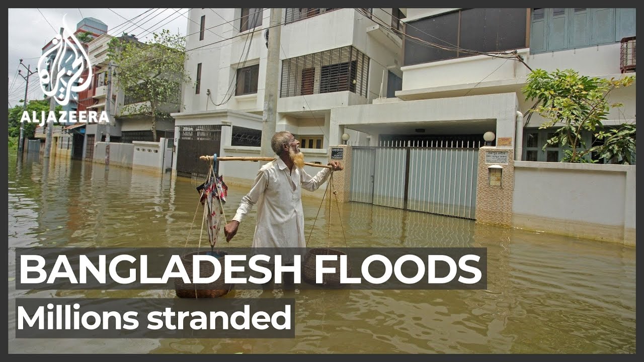 Millions Stranded As Flooding Causes Havoc In Bangladesh, India