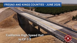 Excelsior Ave OPEN To Traffic! - California High Speed Rail in Fresno & Kings Counties (June 2026)