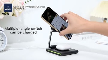 Sạc Không Dây Wiwu 3-IN-1