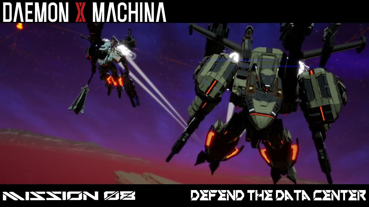 Defend the Data Center - Mission 08 - DAEMON X MACHINA - Gameplay Walkthrough