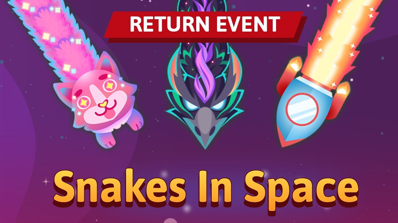 Snake.io 🐍 NEW EVENT Snakes in Space II - Unlocked Skins Limber Lepus &  Sus Serpentine #100 