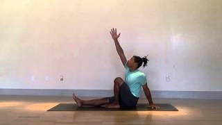 Marichyasana C (Marichi's Pose - Twisting) 