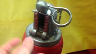 Old ansul fire extinguisher
